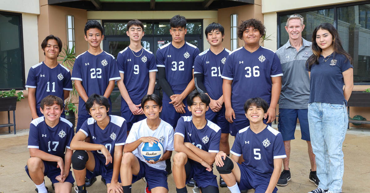 IPA boys varsity volleyball team photo