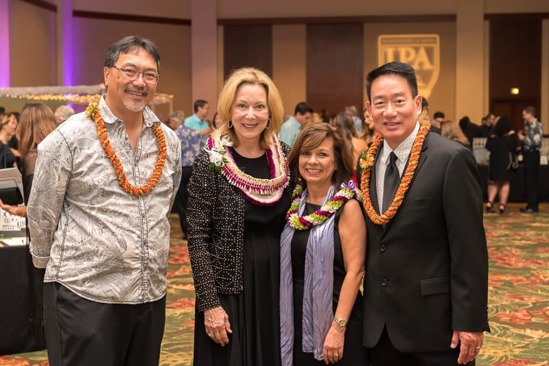 Grand Expedition honoree Susan Murray with Lance Wilhelm, Be-Jay Kodama, and Gerald Teramae.