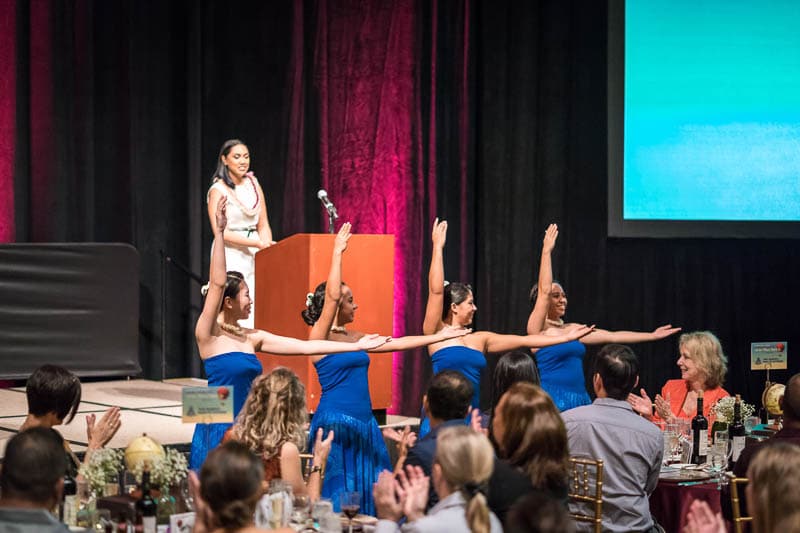 IPA student hula halau dance