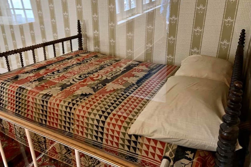 Abraham Lincoln's bed.