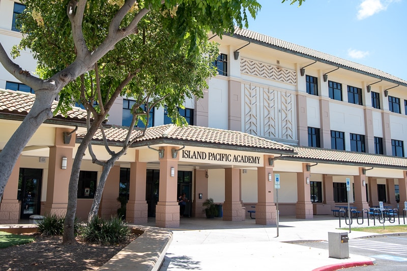 Front of secondary building