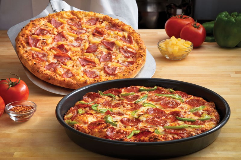 Two Domino's pizzas
