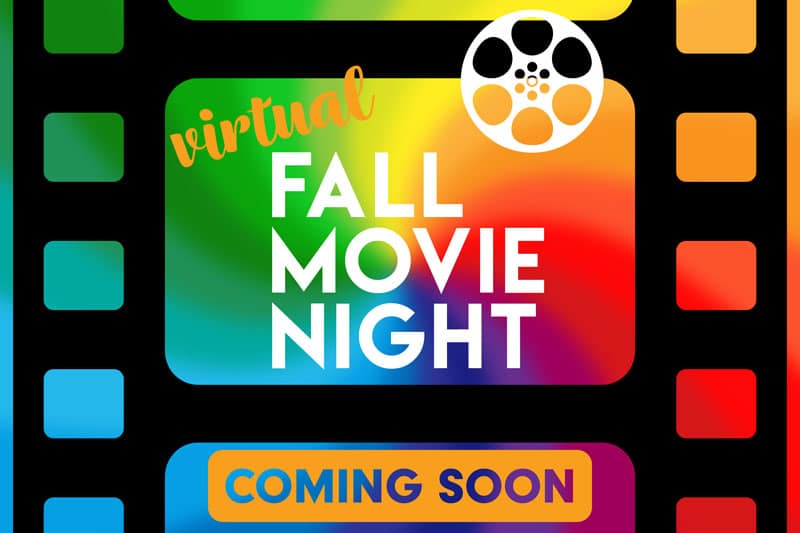 Virtual Fall Movie Night poster