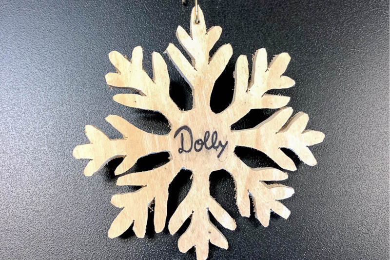 Snowflake ornament