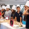 Students presenting desserts