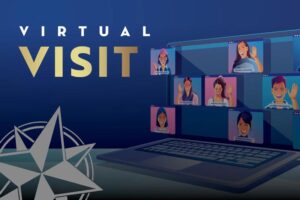Virtual event graphic