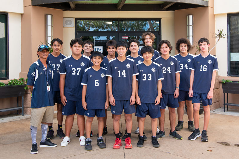 IPA boys intermediate volleyball team photo