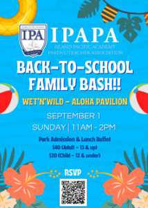 IPAPA Back-to-School Family Bash flyer