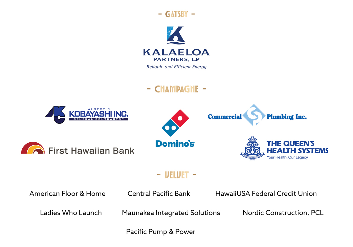Moonlight Speakeasy gala sponsors